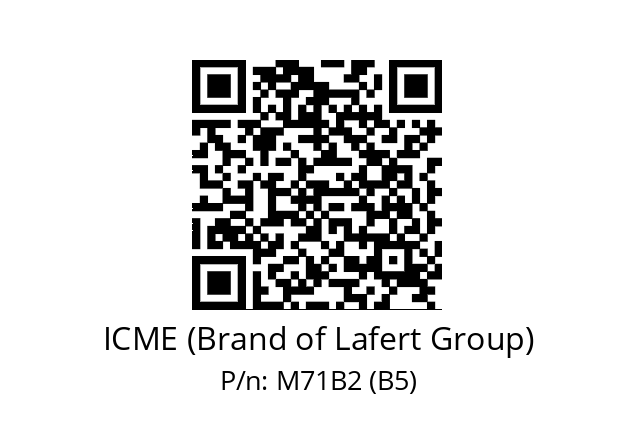   ICME (Brand of Lafert Group) M71B2 (B5)