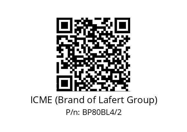   ICME (Brand of Lafert Group) BP80BL4/2