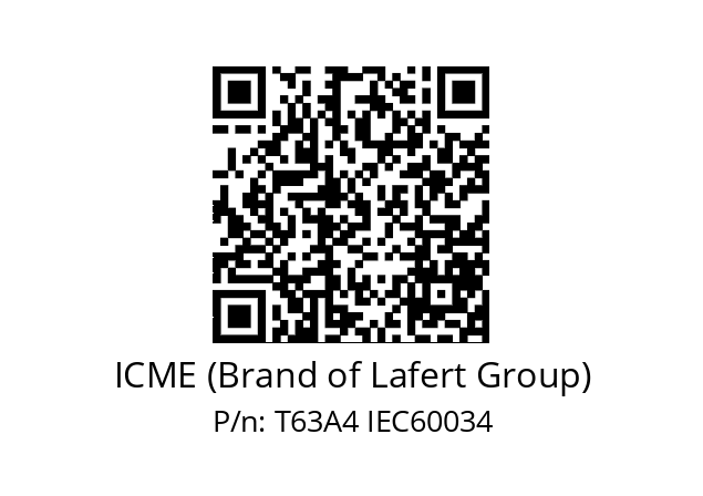   ICME (Brand of Lafert Group) T63A4 IEC60034