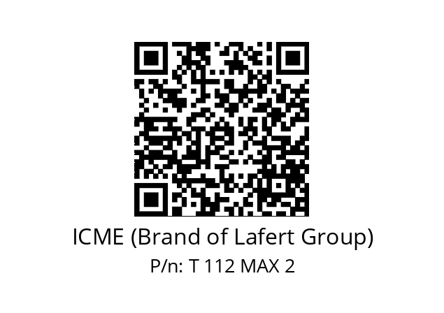   ICME (Brand of Lafert Group) T 112 MAX 2