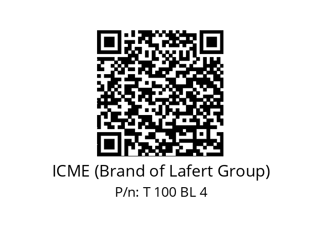   ICME (Brand of Lafert Group) T 100 BL 4