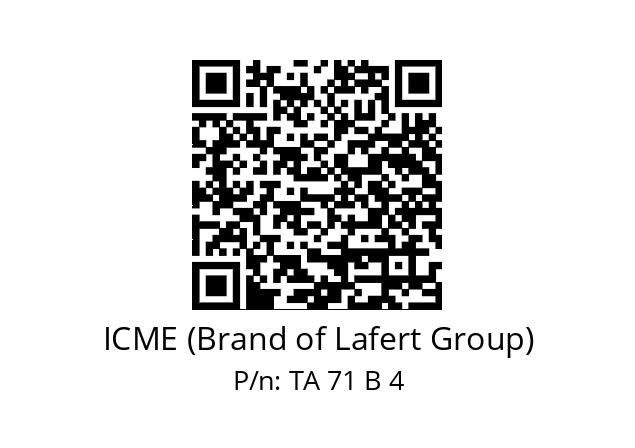   ICME (Brand of Lafert Group) TA 71 B 4