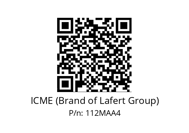   ICME (Brand of Lafert Group) 112MAA4