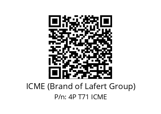   ICME (Brand of Lafert Group) 4P T71 ICME