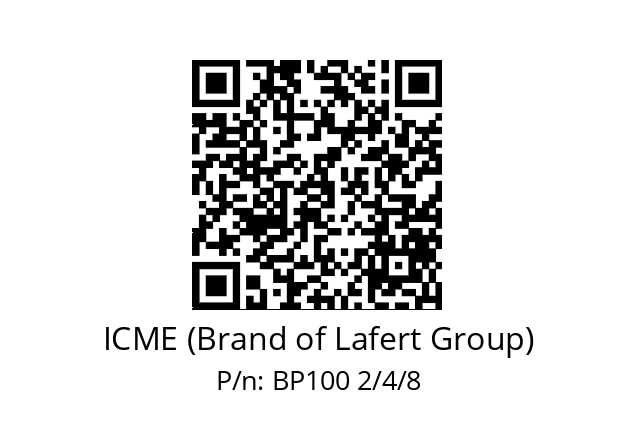   ICME (Brand of Lafert Group) BP100 2/4/8