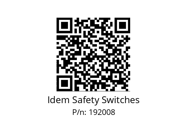   Idem Safety Switches 192008