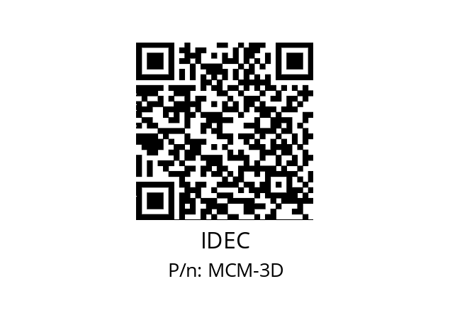   IDEC MCM-3D