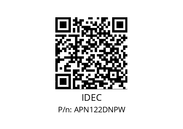   IDEC APN122DNPW