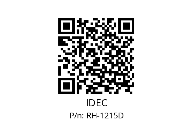   IDEC RH-1215D