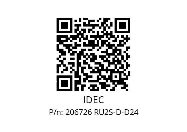   IDEC 206726 RU2S-D-D24