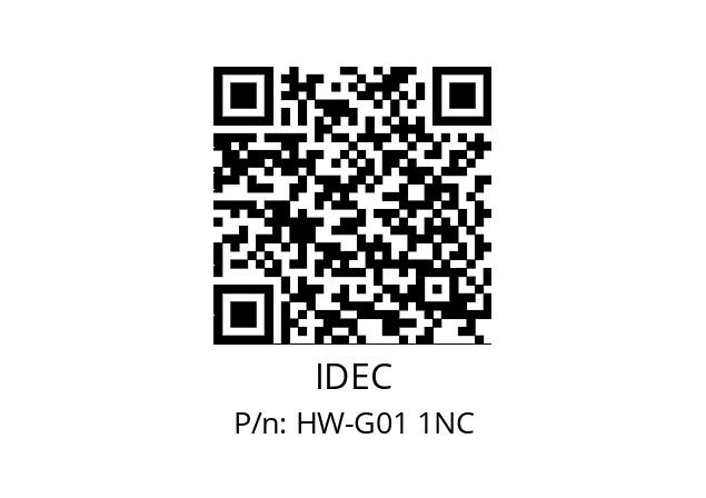   IDEC HW-G01 1NC