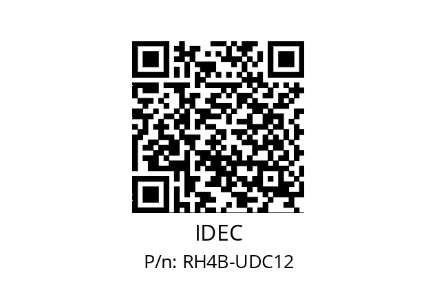   IDEC RH4B-UDC12