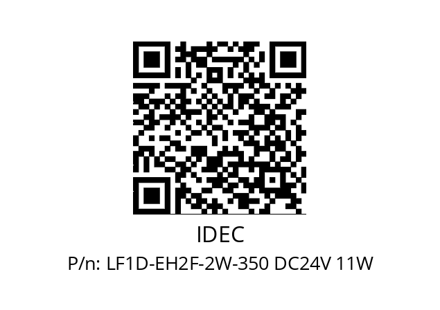   IDEC LF1D-EH2F-2W-350 DC24V 11W