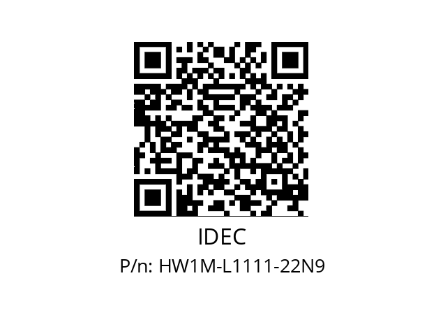   IDEC HW1M-L1111-22N9