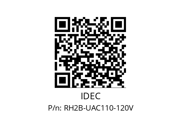   IDEC RH2B-UAC110-120V