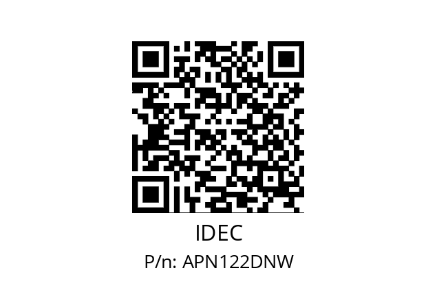   IDEC APN122DNW