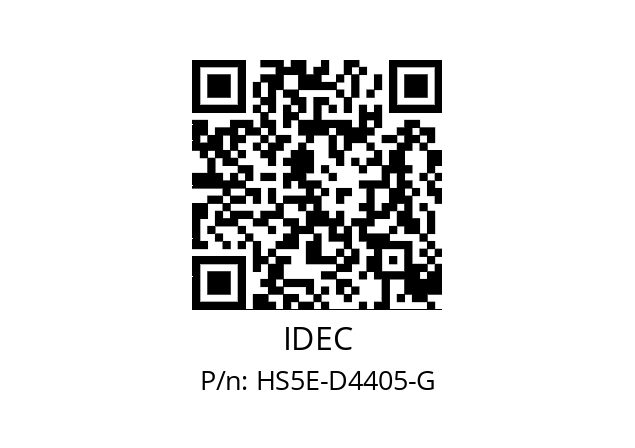   IDEC HS5E-D4405-G