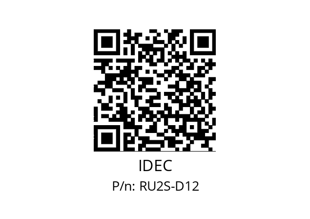   IDEC RU2S-D12