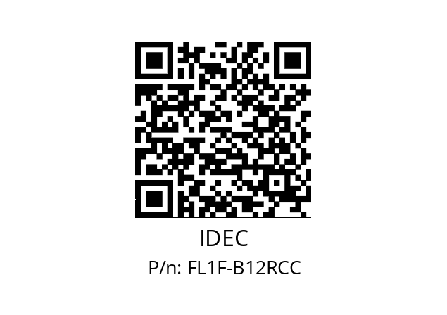   IDEC FL1F-B12RCC