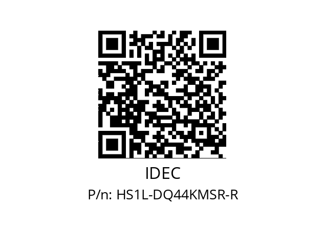   IDEC HS1L-DQ44KMSR-R