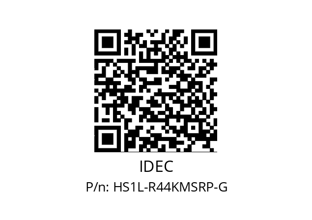   IDEC HS1L-R44KMSRP-G