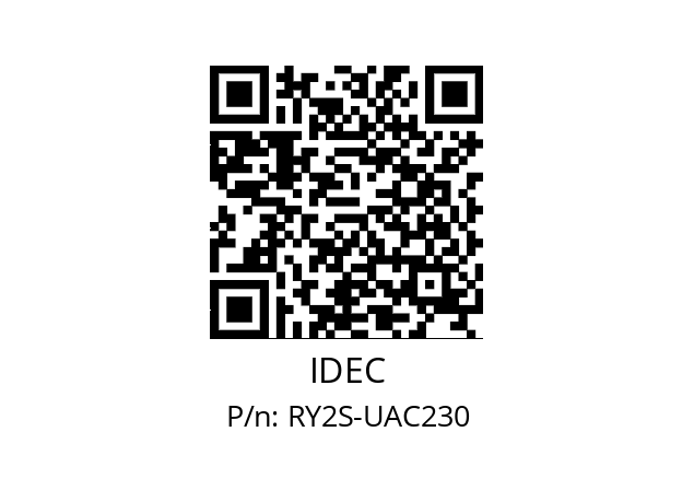   IDEC RY2S-UAC230