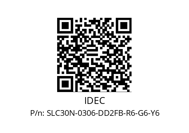   IDEC SLC30N-0306-DD2FB-R6-G6-Y6