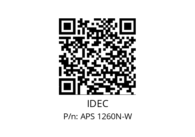   IDEC APS 1260N-W