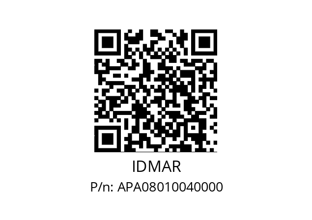   IDMAR APA08010040000