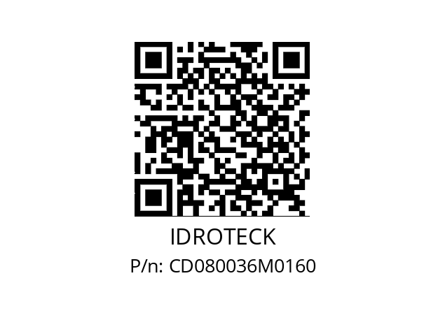   IDROTECK CD080036M0160