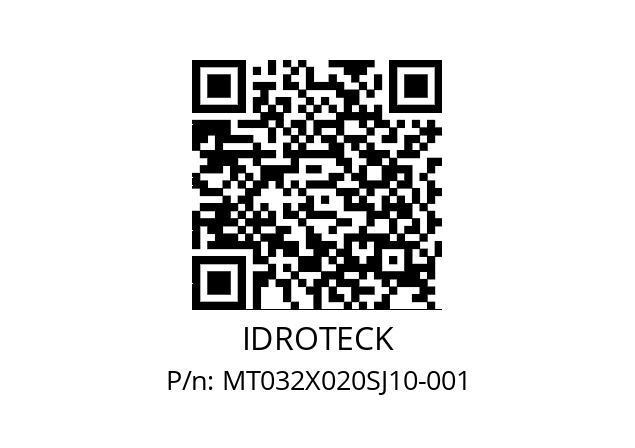   IDROTECK MT032X020SJ10-001