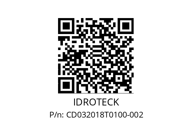   IDROTECK CD032018T0100-002