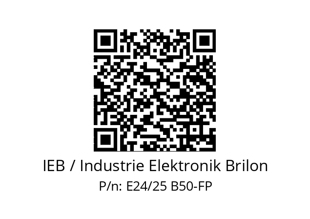   IEB / Industrie Elektronik Brilon E24/25 B50-FP