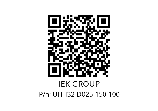   IEK GROUP UHH32-D025-150-100