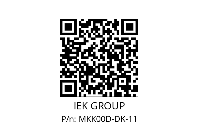   IEK GROUP MKK00D-DK-11