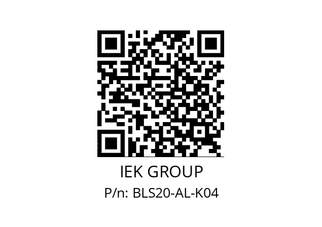   IEK GROUP BLS20-AL-K04