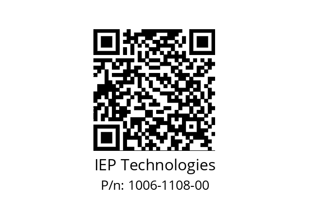   IEP Technologies 1006-1108-00