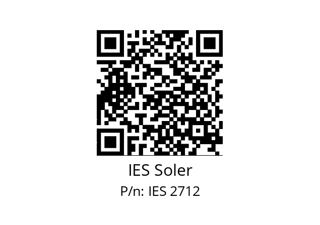   IES Soler IES 2712