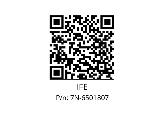   IFE 7N-6501807