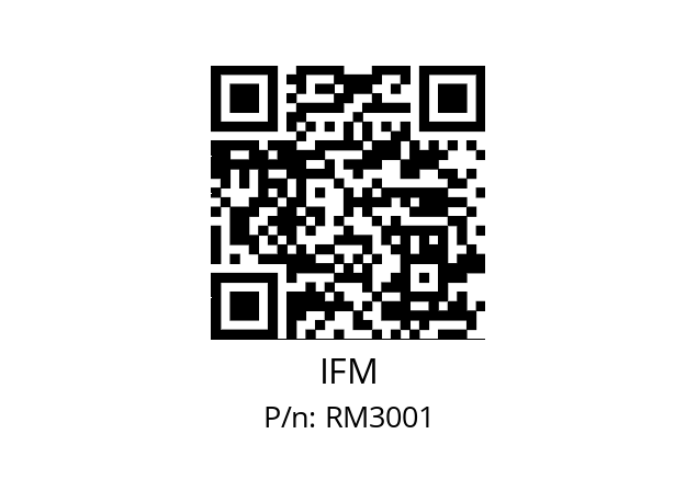   IFM RM3001