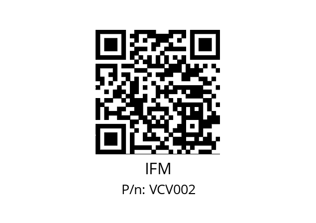   IFM VCV002