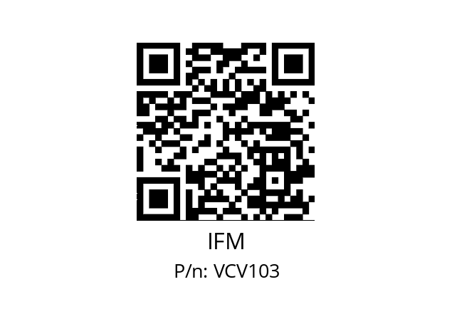   IFM VCV103