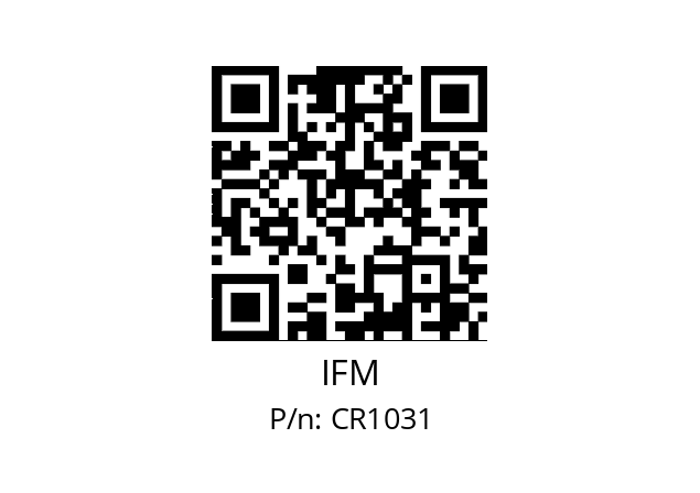   IFM CR1031