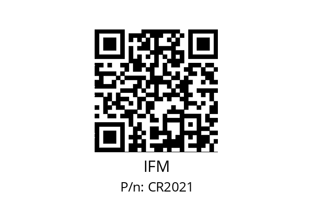   IFM CR2021