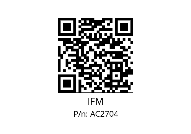   IFM AC2704