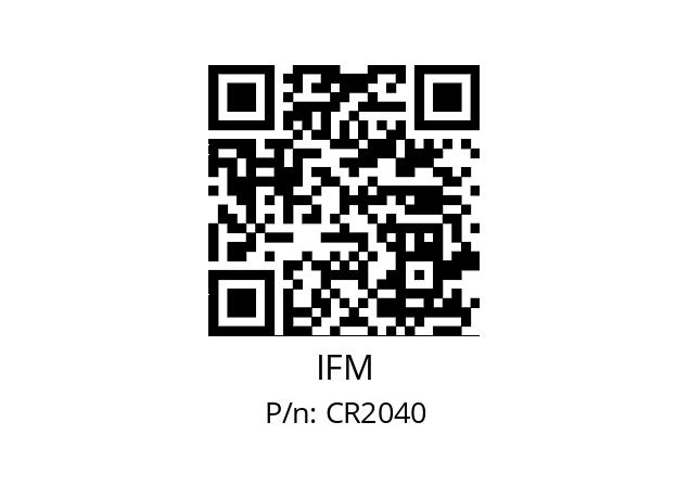   IFM CR2040