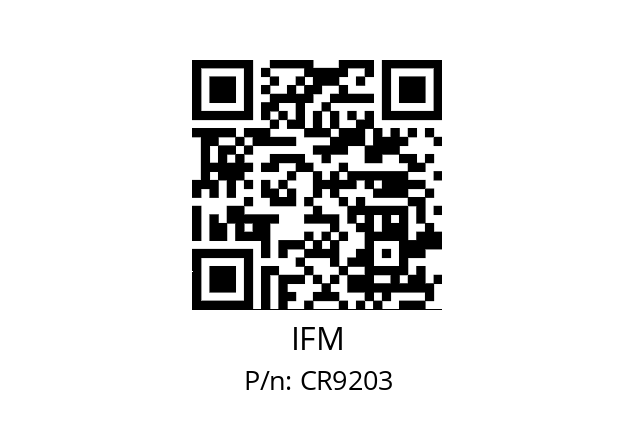   IFM CR9203