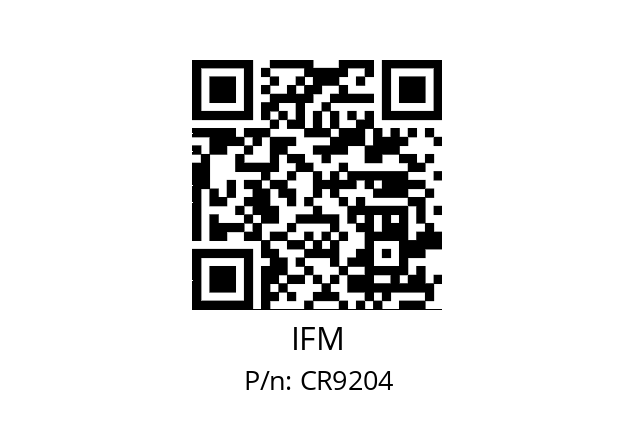   IFM CR9204