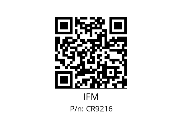   IFM CR9216