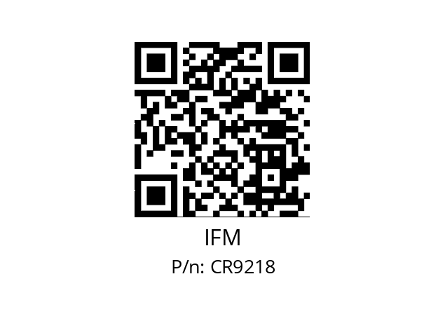   IFM CR9218